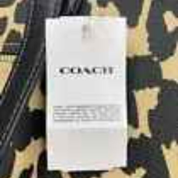 Coach Gallery Tote Bag w Leopard Print - Picture 5 of 6